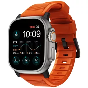 Remienok Nomad Rugged Strap, orange/black - Apple Watch Ultra (49mm) 8/7 (45mm)/6/SE/5/4 (44mm)/3/2/1 (42mm) (NM01217985)