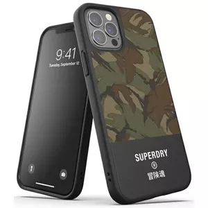 Kryt SuperDry Moulded Canvas iPhone 12/12 Pro Case Camo (42588)
