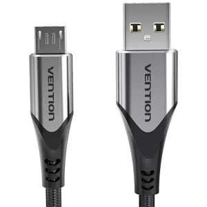Kábel Vention USB 2.0 A to Micro-B cable COAHI 3A 3m gray