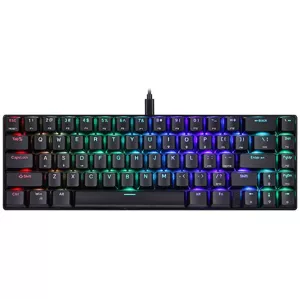 Herná klávesnica Mechanical gaming keyboard Motospeed CK67 RGB (black)