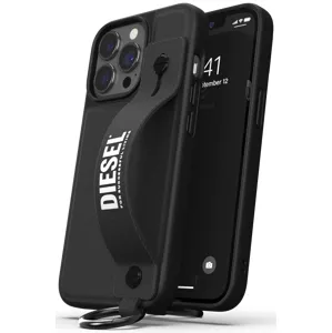 Kryt Diesel Leather Tech Chain Handstrap Case for iPhone 13/13 Pro black/white (47177)