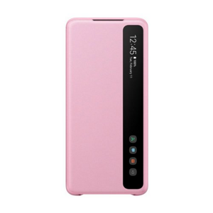EF-ZG985CPE Samsung Clear S-View Pouzdro pro Galaxy S20+ Pink