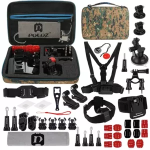 Náhradny diel Puluz 45 in 1 Accessories Ultimate Combo Kits for sports cameras PKT29