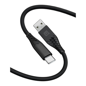 EKO KÁBEL Silikon USB/USB-C 1,2 M 60W Čierna