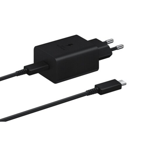 EP-T4510XBE Samsung Super Fast Charging 45W USB-C Cestovní nabíječka Black + USB-C Datový Kabel