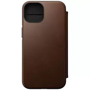 Púzdro Nomad Leather MagSafe Folio, brown - iPhone 14 (NM01247685)