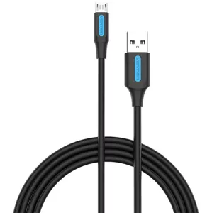 Kábel Vention USB 2.0 A to Micro-B cable COLBI 3A 3m black