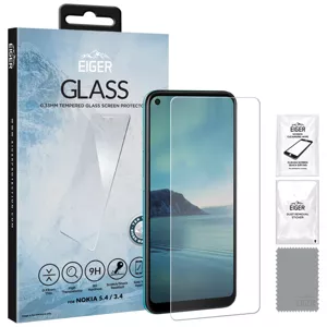 Ochranné sklo Eiger GLASS Tempered Glass Screen Protector for Nokia 5.4 and Nokia 3.4 in Clear (EGSP00731)