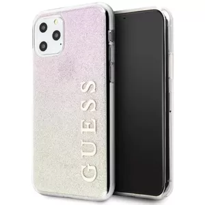 Kryt Guess iPhone 11 Pro Max Gold Pink Hard Case Gradient Glitter (GUHCN65PCUGLGPI)