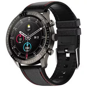 Smart hodinky Smartwatch Colmi SKY 5 PLUS (Leather strap / black)