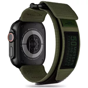 Remienok TECH-PROTECT SCOUT PRO APPLE WATCH 4 / 5 / 6 / 7 / 8 / 9 / SE / ULTRA 1 / 2 (42 / 44 / 45 / 49 MM) MILITARY GREEN (5906302309399)
