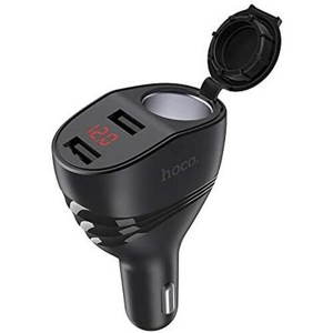 HOCO Z34 Car Charger Thunder Power 2 x USB 3,1A LCD + CL Black