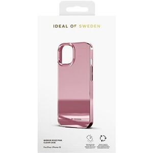 iDeal Of Sweden Ochranný kryt Clear Case na iPhone 15 Mirror Pink
