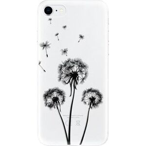 iSaprio Three Dandelions – black pre iPhone SE 2020