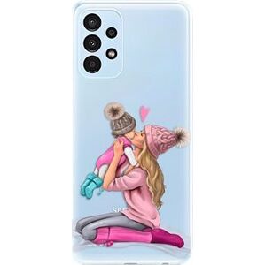iSaprio Kissing Mom Blond and Girl pre Samsung Galaxy A13
