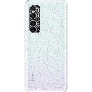 iSaprio Abstract Triangles 03 white na Xiaomi Mi Note 10 Lite