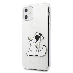 Karl Lagerfeld case for iPhone 11 KLHCN61CFNRC transparent hard case Choupette Fun