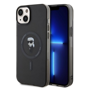 Karl Lagerfeld IML Ikonik MagSafe Zadní Kryt pro iPhone 15 Plus Black