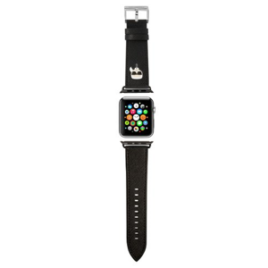 Karl Lagerfeld Karl Head PU Řemínek pro Apple Watch 42/44mm Black