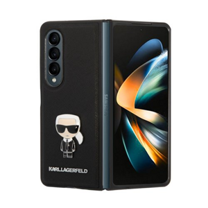 Puzdro Karl Lagerfeld PU Saffiano Ikonik Samsung Galaxy Z Fold 4 - čierne