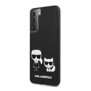 Puzdro Karl Lagerfeld KLHCS21MPCUSKCBK PU Karl &Choupette Samsung Galaxy S21 Plus - čierne