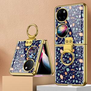 45257
GKK GLASS Ochranný kryt s držiakom Huawei P50 Pocket BLUE FLORAL