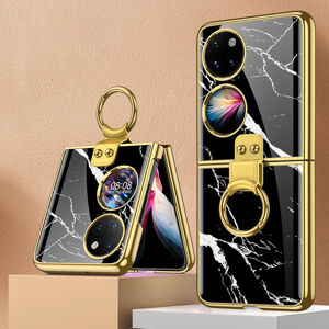 45265
GKK GLASS Ochranný kryt Huawei P50 Pocket BLACK MARBLE