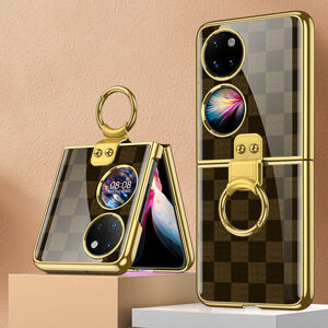 45256
GKK GLASS Ochranný kryt s držiakom Huawei P50 Pocket CHESS BROWN