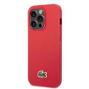 Lacoste Iconic Petit Pique Logo Zadní Kryt pro iPhone 14 Pro Max Red