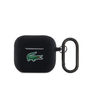 Lacoste Liquid Silicone Croc Logo Pouzdro pro AirPods 3 Black