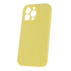 Mag Invisible case for iPhone 13 Mini 5,4" pastel yellow