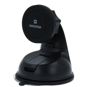 Magnetický držiak na palubnú dosku/čelné sklo Swissten S-GRIP M1 Čierny