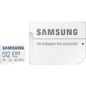 MicroSDXC karta Samsung EVO Plus 512GB Class 10 + adaptér