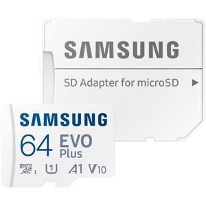 microSDXC 64GB EVO Plus Samsung Class 10 vč. Adapteru