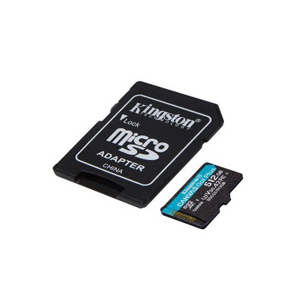 MicroSDXC karta KINGSTON 512GB Canvas Go Plus + adaptér