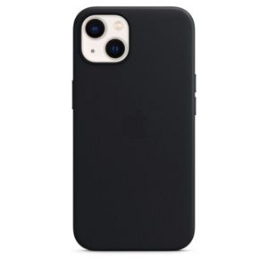 MM183ZM/A Apple Kožený Kryt vč. MagSafe pro iPhone 13 Midnight (Pošk. Balení)
