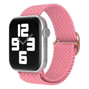 mobilNET nylonový remienok na Apple Watch, 38-41mm (S), ružový