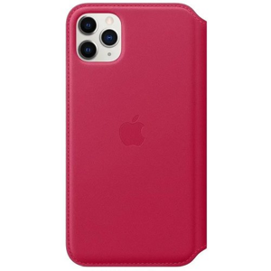 MY1N2ZM/A Apple Kožené Folio Pouzdro pro iPhone 11 Pro Max Raspberry