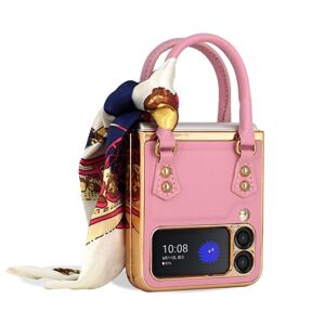 48084
GKK HANDBAG Ochranný obal Samsung Galaxy Z Flip 3 5G ružový