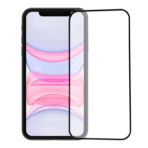 Ochranné sklo 6D Glass iPhone XR/11 celotvárové - čierne