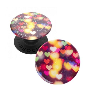 Original PopSocket Glitter Bokeh Hearts