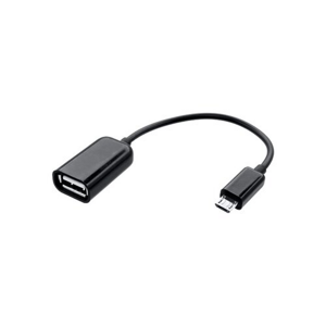 OTG adaptér micro USB čierny