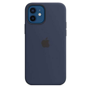 Puzdro Apple Magsafe MHL43ZM/A iPhone 12/12 Pro, silikónové - Deep Navy