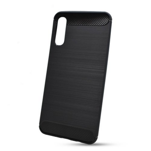 Puzdro Carbon Lux TPU Samsung Galaxy A70 A705 - čierne