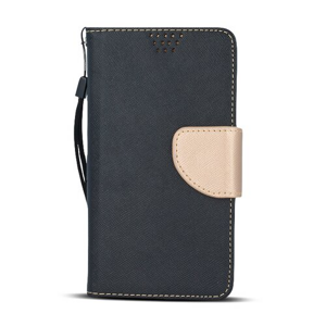 Puzdro Fancy Universal Book 4,5-5,0" - čierno-zlaté