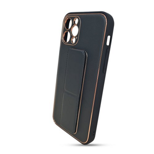 Puzdro Forcell Kickstand TPU iPhone 12/12 Pro - čierne