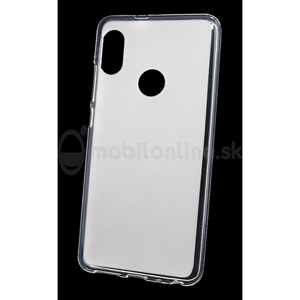 Puzdro Frosted TPU Xiaomi Redmi Note 5 - transparentno-biele