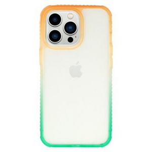 Puzdro Idear W15 iPhone 13 - oranžovo-mätové