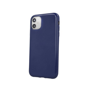Puzdro Jelly Shiny TPU iPhone 7/8/SE 2020/SE 2022 - Tmavo Modré
