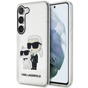 Puzdro Karl Lagerfeld Samsung Galaxy S23 KLHCS23SHNKCTGT transparent HC IML Glitter NFT K&C